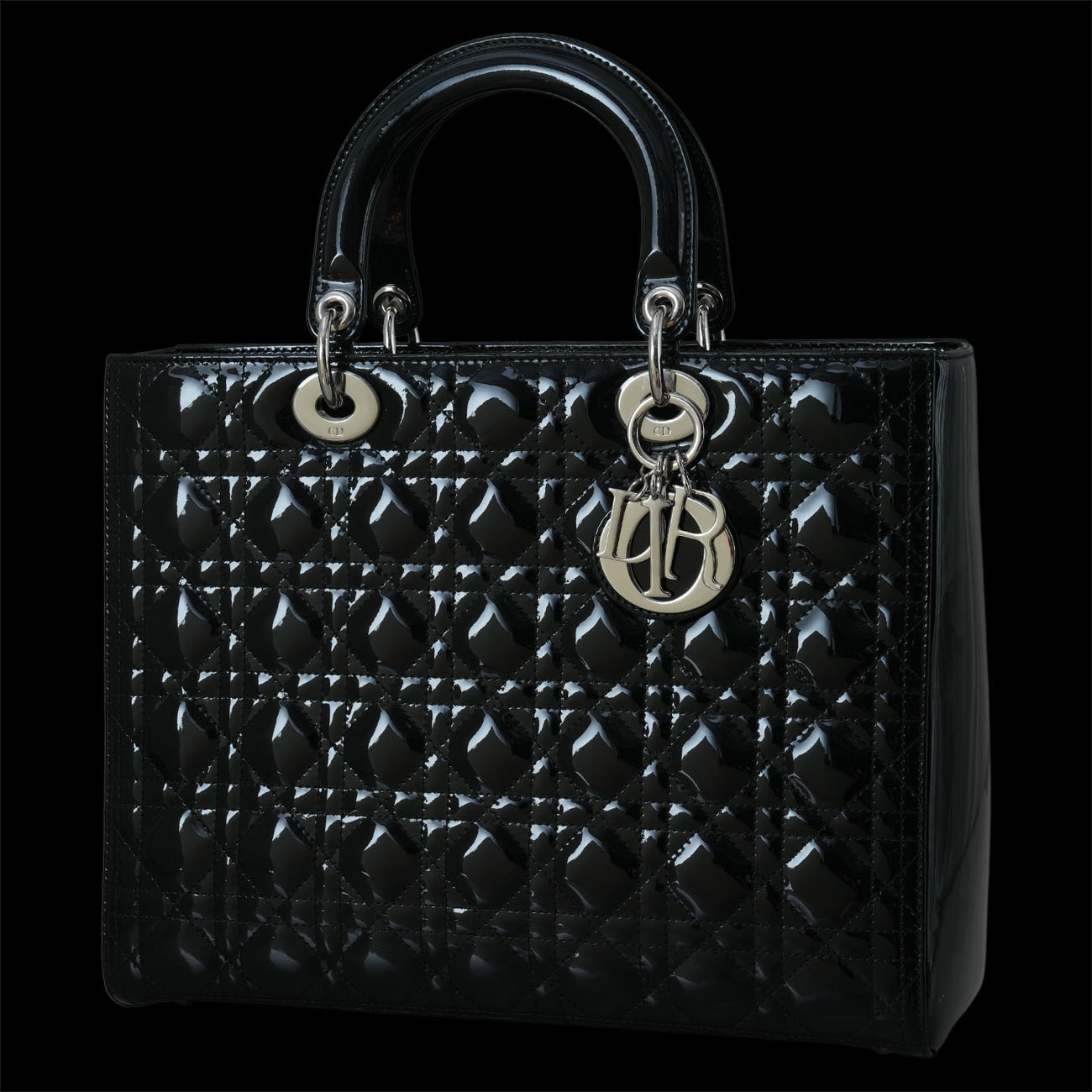 CHRISTIAN DIOR(USED)크리스찬디올 페이던트 레이디디올 라지 토트 겸 숄더백